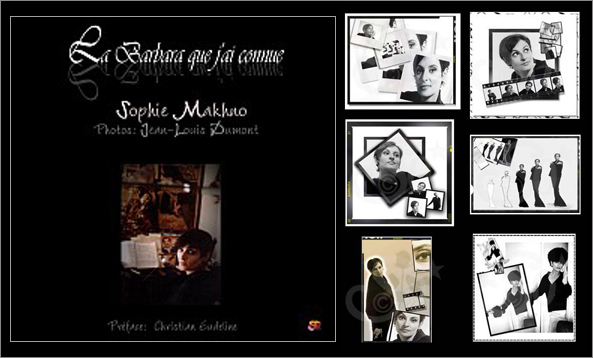La Barbara que J'ai Connue, Sophie Makhno, Book, Cover Design and Book Layout, Photo Montages, Design, Sophie Lo